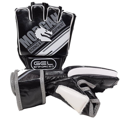 Morgan Aventus Gel MMA Hybrid Leather Bag Gloves - detail view 3