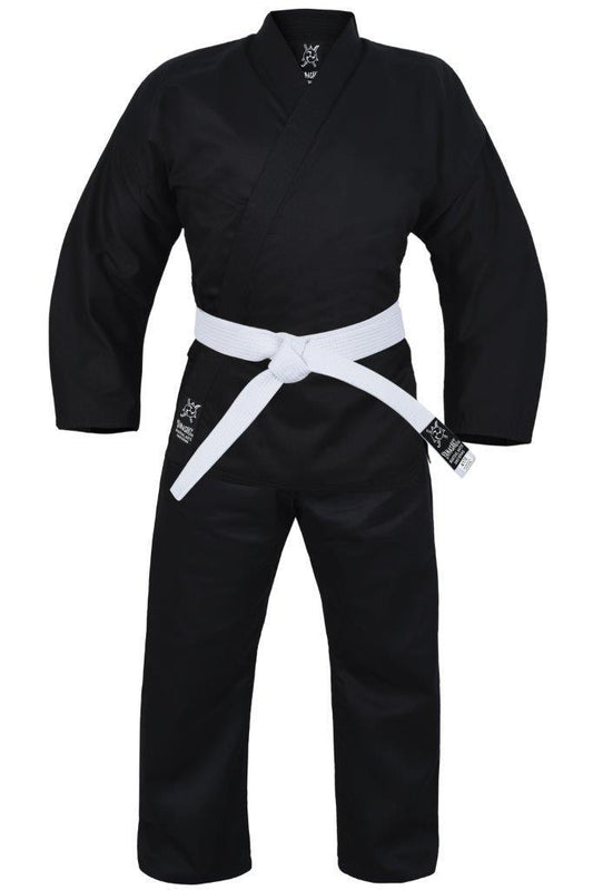 Morgan Yamasaki PRO Black Karate Uniform (10oz) - detail view 3