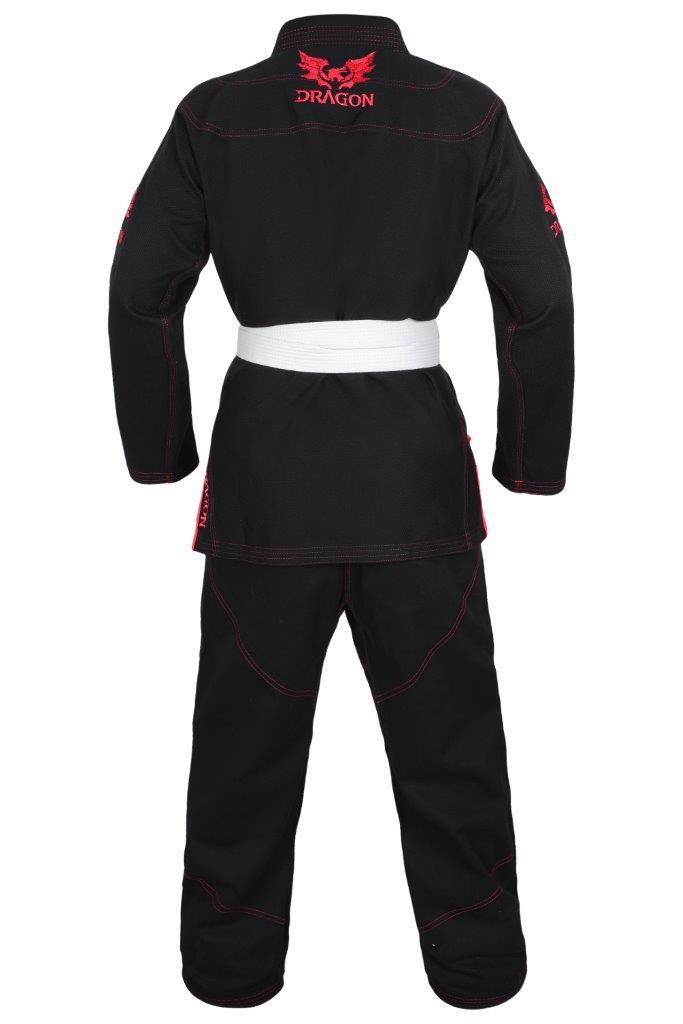 Morgan Dragon V2 450gsm BJJ Gi - Ibjjf Approved (black)