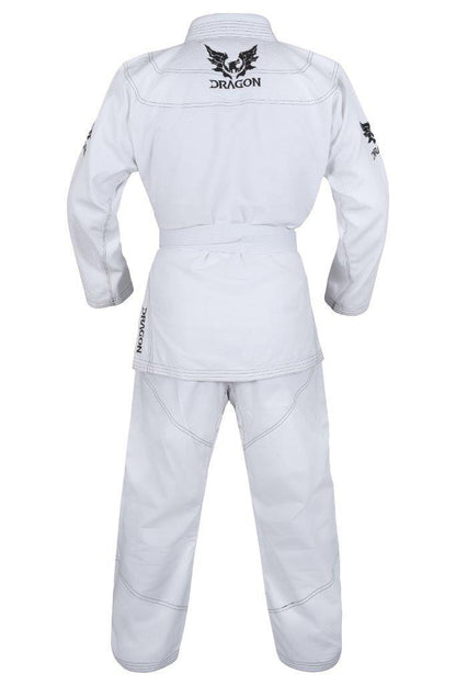 Morgan Dragon V2 450gsm BJJ Gi - Ibjjf Approved (white)