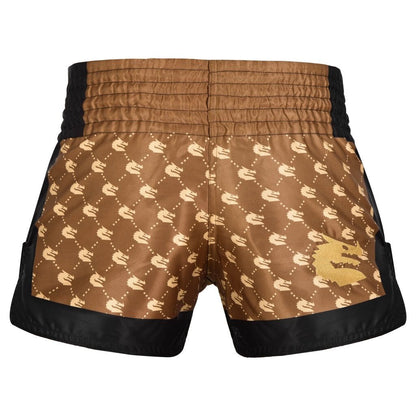 Morgan 1918 Heritage Muay Thai Shorts in sizes Small to X-Large with classic Heritage graphic design