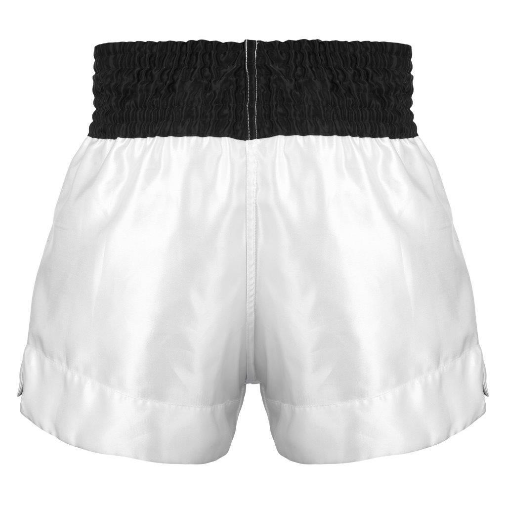 Morgan V2 White Tiger Muay Thai Shorts in X-Small and Small available at MMABOXING