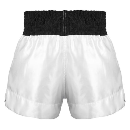 Morgan V2 White Tiger Muay Thai Shorts in X-Small and Small available at MMABOXING