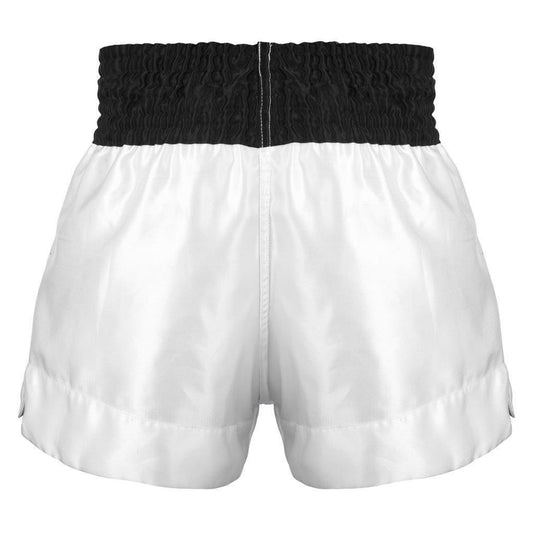 Morgan V2 White Tiger Muay Thai Shorts in X-Small and Small available at MMABOXING