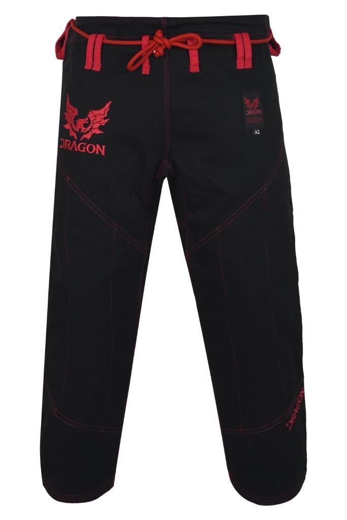 Morgan Dragon V2 450gsm BJJ Gi - Ibjjf Approved (black)