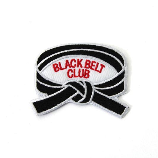 SMAI Badge - Black Belt Club Classic Patch - martial arts accessories product photo
