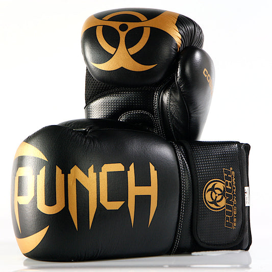 Punch Boxing Gloves - Urban Cobra - Black/gold - detail view 2