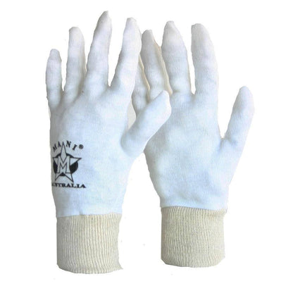 Mani White Cotton Inner Boxing Gloves - glove liners for boxing and gym training | MMABOXING