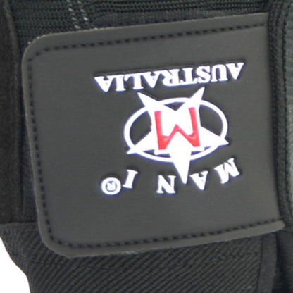Mani Deluxe Leather Suede Trainer Gloves - weightlifting training gloves for gym | MMABOXING