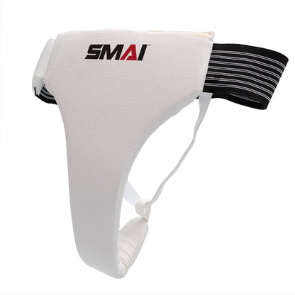 SMAI WKF Approved Female Elastic Groin Guard - martial arts sparring gear product photo