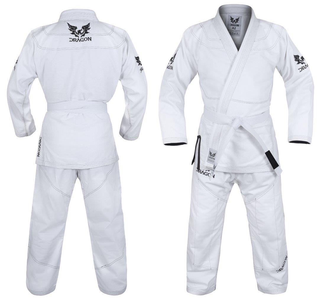 Morgan Dragon V2 450gsm BJJ Gi - Ibjjf Approved (white)