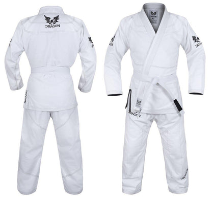 Morgan Dragon V2 450gsm BJJ Gi - Ibjjf Approved (white)