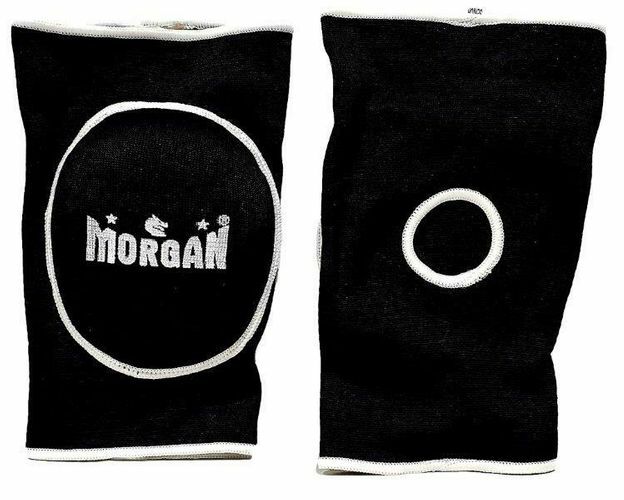 Morgan Turtle Knee Guard (pair) in Black - boxing protective equipment product photo
