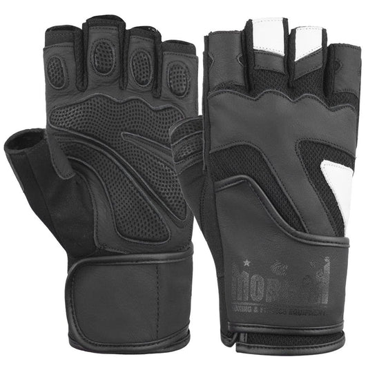 Morgan B2 Bomber Leather Weight Gloves - weightlifting gloves product photo