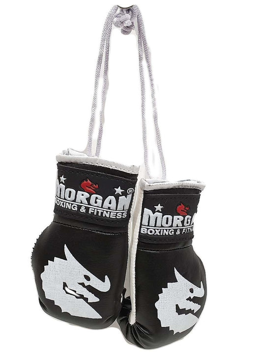 Morgan Rear View Mirror Gloves pair in Black, Blue, Pink, Red and White boxing accessory