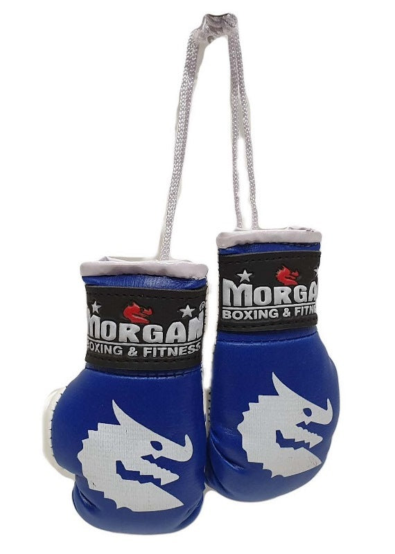 Morgan Rear View Mirror Gloves pair in Black, Blue, Pink, Red and White boxing accessory