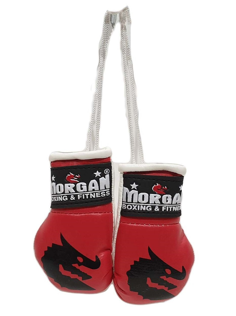 Morgan Rear View Mirror Gloves pair in Black, Blue, Pink, Red and White boxing accessory