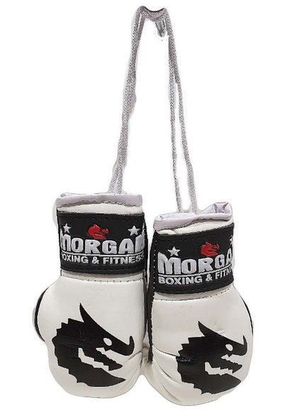Morgan Rear View Mirror Gloves pair in Black, Blue, Pink, Red and White boxing accessory
