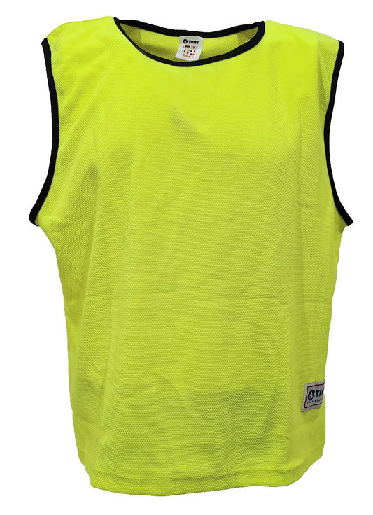 Morgan Sports Training Singlet in Fluro Orange and Fluro Yellow for junior and senior athletes