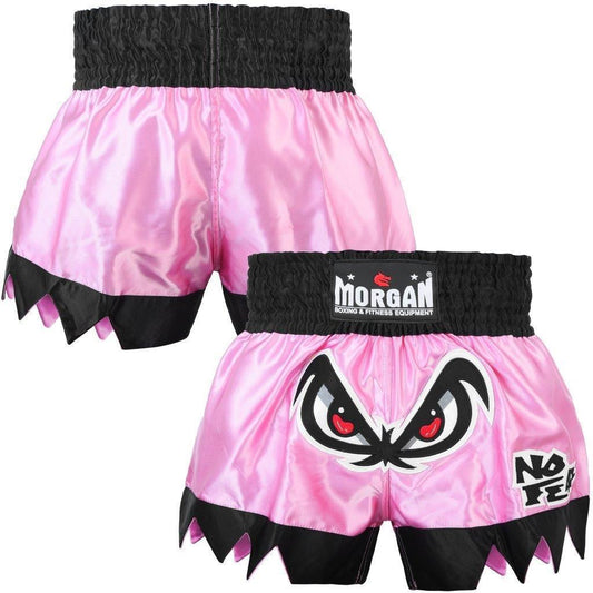 Morgan Muay Thai Shorts Fearless Girls womens design in multiple sizes at MMABOXING