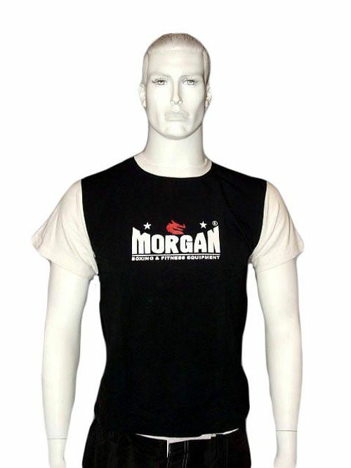 Morgan T-Shirt Black &ndash; breathable poly-cotton martial arts and gym training tee