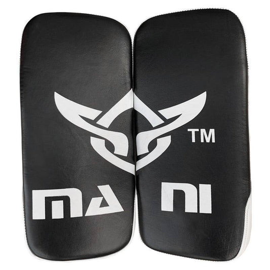 Mani Pre Curved Leather Boxing Pads - focus mitts for boxing and martial arts | MMABOXING