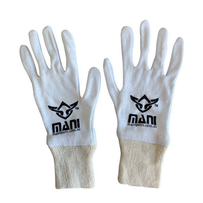 Mani White Cotton Inner Boxing Gloves - glove liners for boxing and gym training | MMABOXING