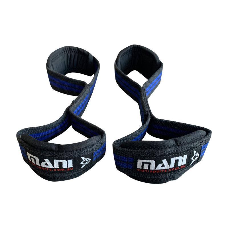 Mani Figure 8 Loop Lifting Straps With Neoprene Padding - lifting straps for strength training | MMABOXING
