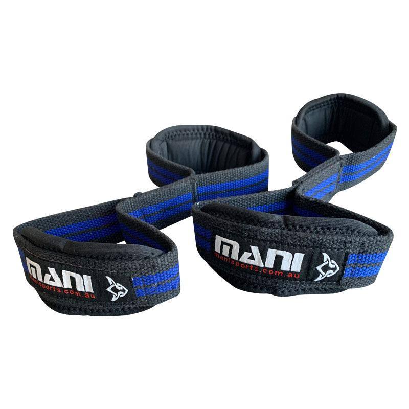 Mani Figure 8 Loop Lifting Straps With Neoprene Padding - lifting straps for strength training | MMABOXING