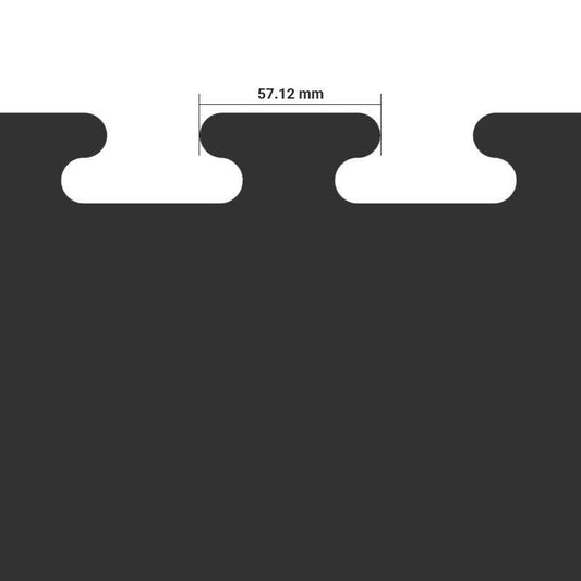 Mani Interlocking Jigsaw Reversible Floor Mat 30mm - detail view 2
