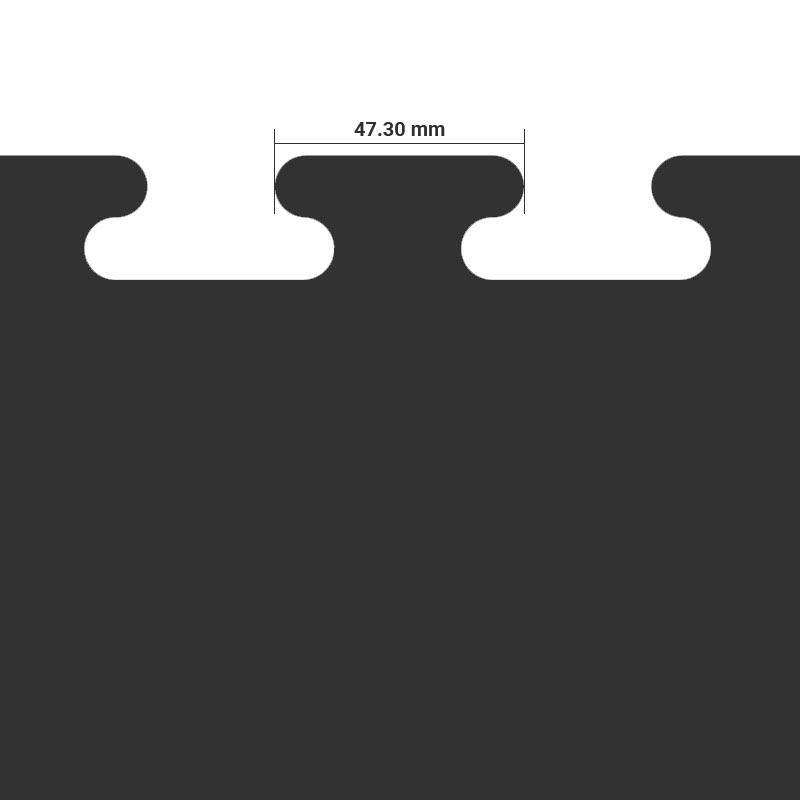 Mani Interlocking Jigsaw Reversible Floor Mat 25mm - detail view 3