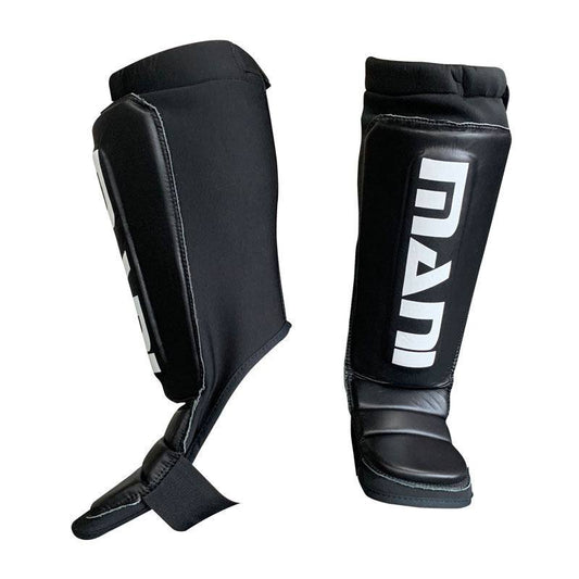 Mani Neoprene Shin and Instep Guard Pads - shin guard for MMA and Muay Thai | MMABOXING