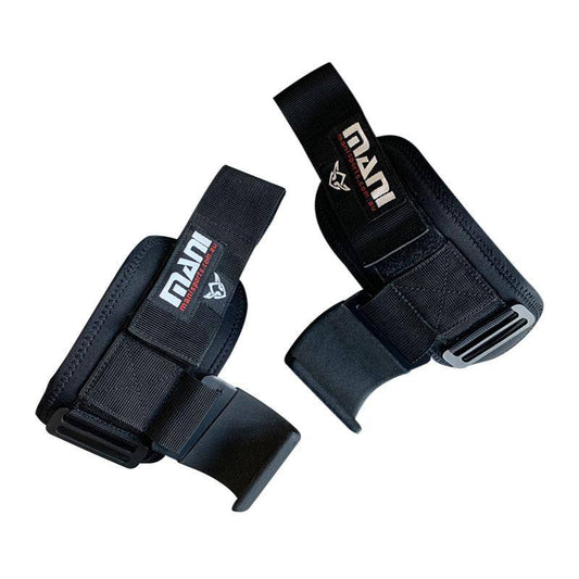Mani Weightlifting Hook Straps - lifting hooks for powerlifting and deadlift | MMABOXING