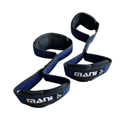 Mani Figure 8 Loop Lifting Straps With Neoprene Padding - lifting straps for strength training | MMABOXING