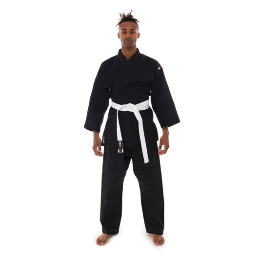 SMAI Single Weave Judo Gi - Judo Uniform in Black - martial arts uniforms product photo