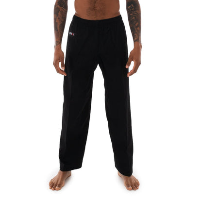 SMAI 8oz Student Karate Gi - Salt and Pepper - detail view 5
