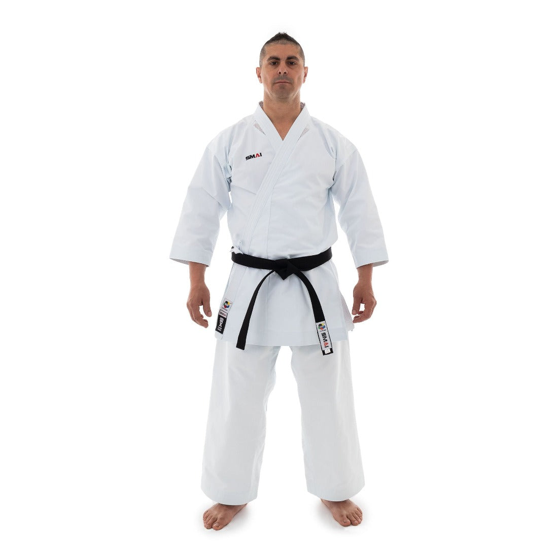 SMAI WKF 14oz Premium Kata Gi - Kaminari X Karate Uniform - martial arts uniforms product photo