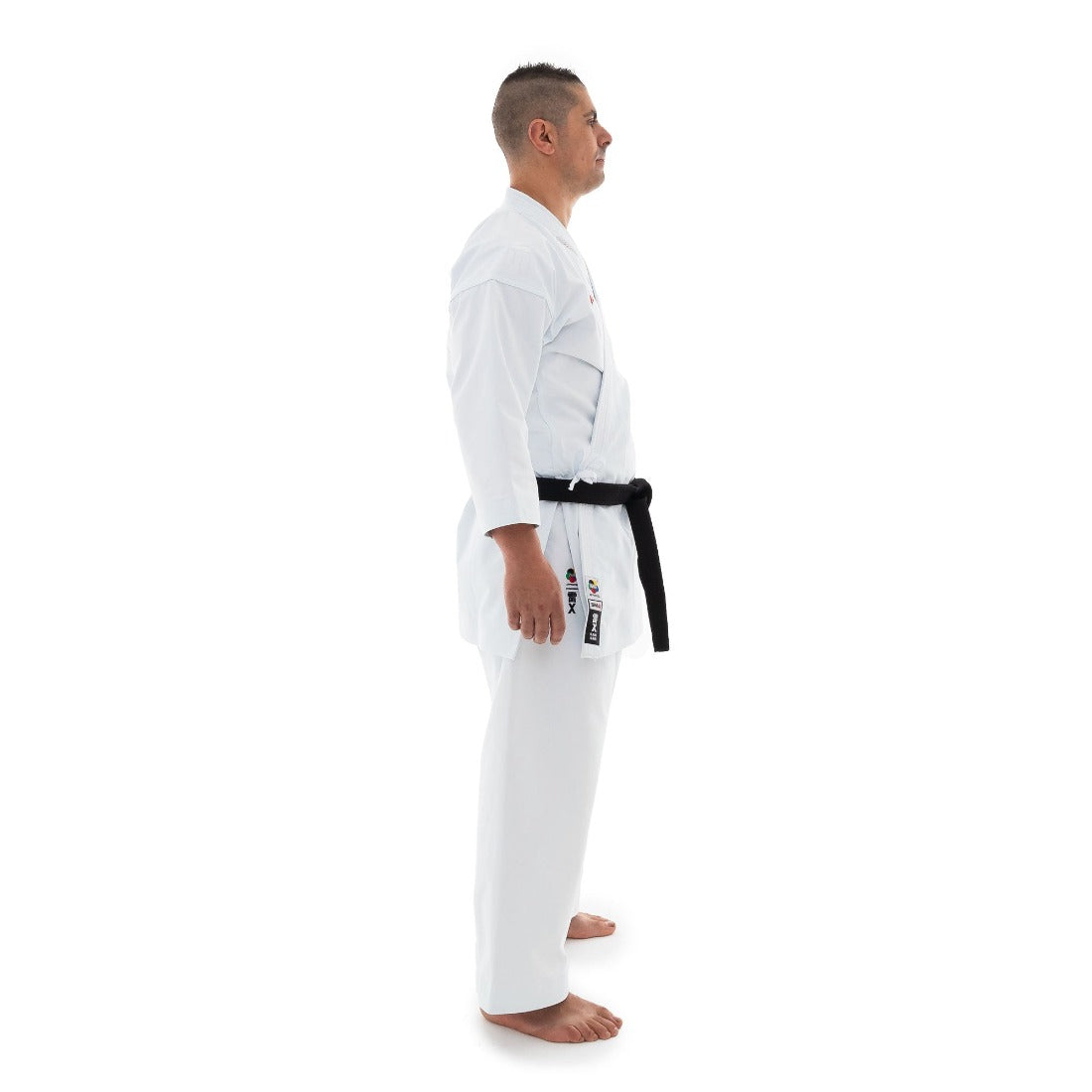 SMAI WKF 14oz Premium Kata Gi - Kaminari X Karate Uniform - detail view 4