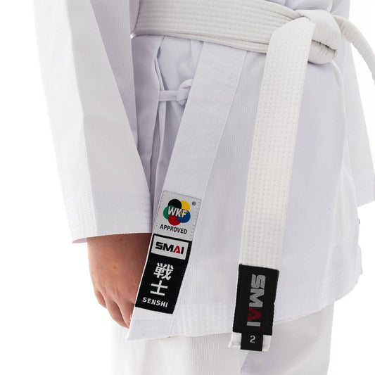 SMAI WKF 8oz Student Karate Gi - Senshi - detail view 3
