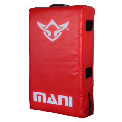Mani Straight Kick and Bump Shield Large in Red - kick pads strike shields product photo