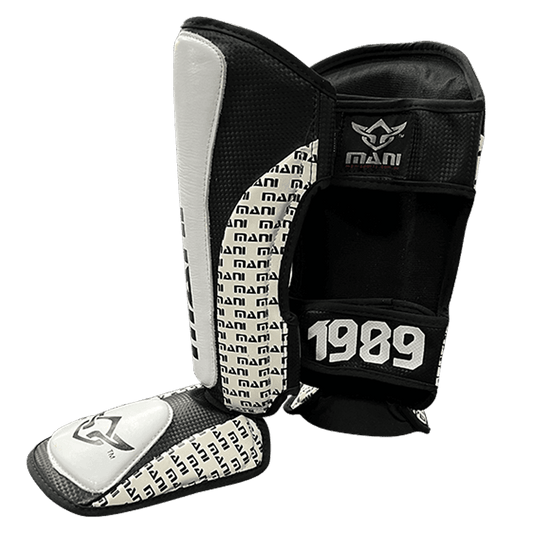Mani Leather Shin and Step Protector - shin guards for Muay Thai and martial arts | MMABOXING