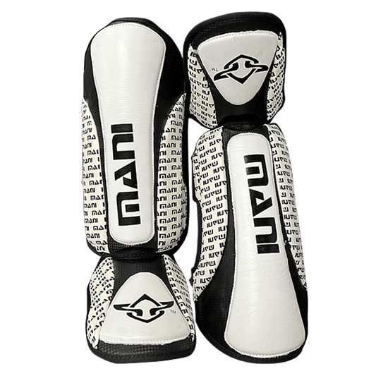 Mani Leather Shin and Step Protector - shin guards for Muay Thai and martial arts | MMABOXING