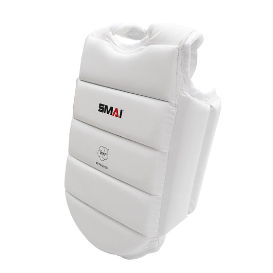 SMAI WKF Approved Kids Karate Chest Guard - martial arts sparring gear product photo