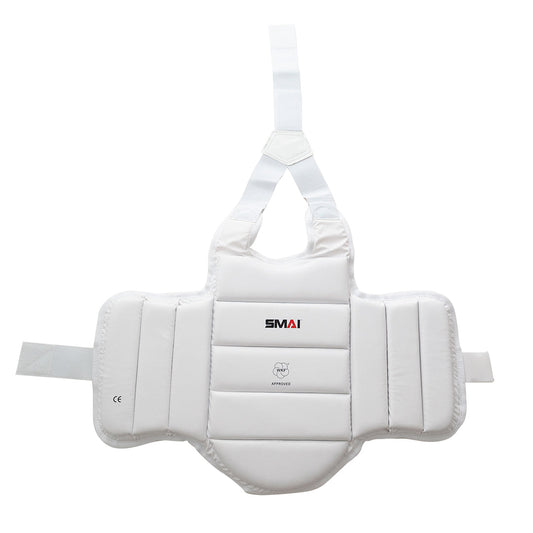 SMAI WKF Approved Kids Karate Chest Guard - detail view 2