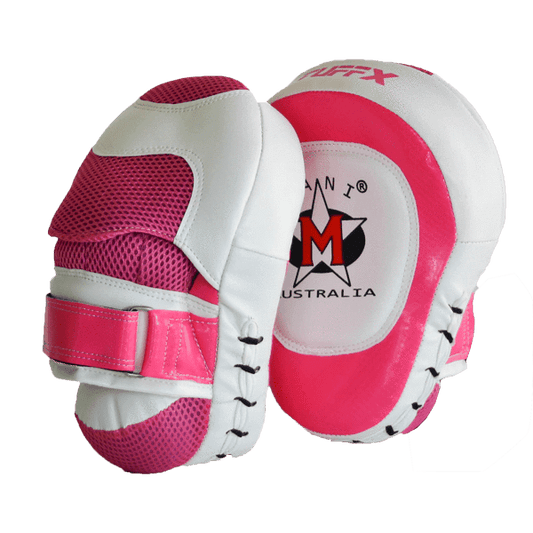 Mani Pre-Curved Ladies Coaching Focus Pads - focus mitts for boxing and Muay Thai | MMABOXING