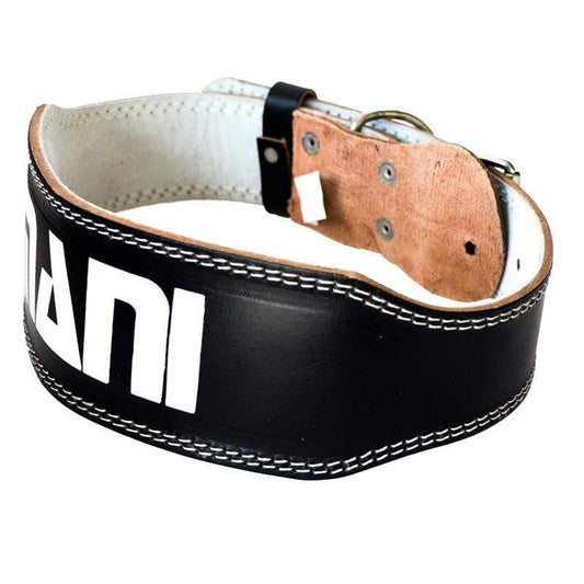 Mani Deluxe Leather 4 Weight Training Belt - weight lifting belts product photo