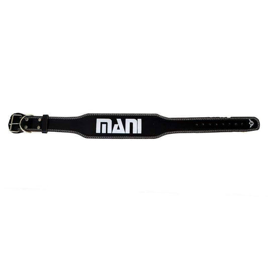 Mani Deluxe Leather 4 Weight Training Belt - detail view 4