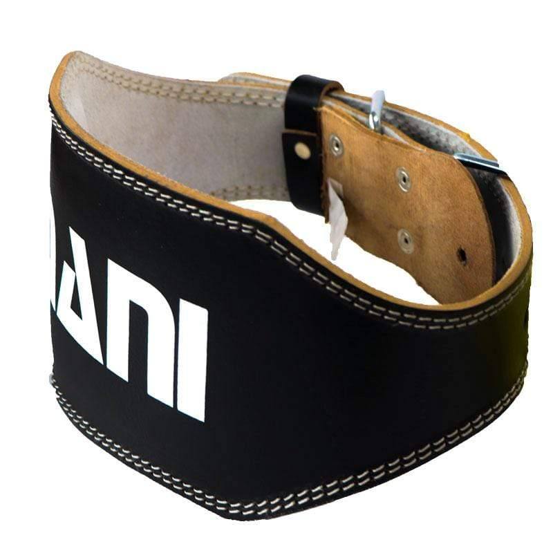 Mani Deluxe Leather 6 Weight Training Belt - weight lifting belts product photo