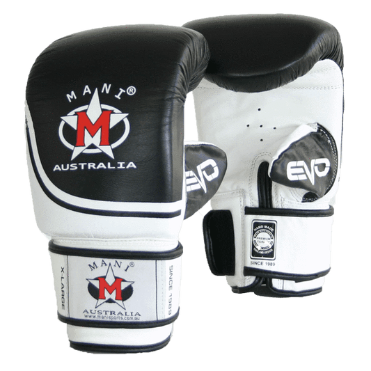 Mani Evo Professional Leather Bag Mitts - leather bag mitts for boxing | MMABOXING