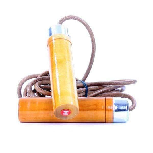 Mani Leather Fitness Skipping Rope - leather skipping rope for boxing and fitness training | MMABOXING
